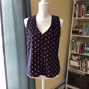 Forever 21 Racerback Tank in Navy & Orange Size M